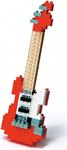 Красная Электрогитара Nanoblock конструктор NBC_037