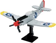 Самолет P-51 Мустанг Nanoblock конструктор NBM_005