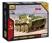 БТР-80 Советский бронетранспортер Сборная модель 1/100 Звезда 7401