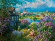 Домик в сирени DaVICI деревянные пазлы 7-04-08-160