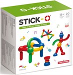 STICK-O Basic 20 Set Магнитный конструктор 20 деталей 901002