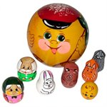 Колобок в колобке Пальчиковый кукольный театр Бэмби