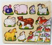 Чей малыш? Домашние животные Развивающая доска с вкладышами Нескучные игры 8090