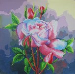 Сиреневый аккорд алмазная картина-раскраска Color Kit RF004