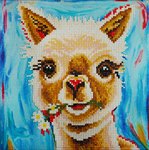 Милота Картина с алмазными стразами на холсте Color Kit KM001