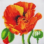 Пурпурный цвет Картина с алмазными стразами на холсте Color Kit KM005