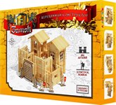 Замок крепость Деревянный конструктор №3 480 деталей Лесовичок les 035