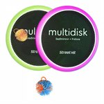 Мультидиск FYLE Maxi 40 см (бадминтон и фрисби), зеленый и фиолетовый Street Hit