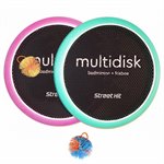 Мультидиск FYLE Maxi 40 см (бадминтон и фрисби), розовый и мятный Street Hit