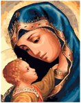 Мария с младенцем Картина по номерам Paintboy GX25582