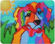 Солнечный пес Картина с алмазными стразами Color Kit M018