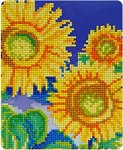 Подсолнухи Картина с алмазными стразами Color Kit M020