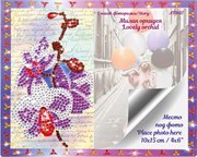 Милая орхидея Алмазная фоторамка набор для творчества Color Kit AF007