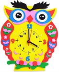 Сова часы Набор для творчества из фоамирана Color Kit CL001