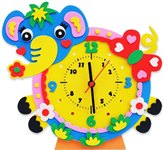 Слон часы Набор для творчества из фоамирана Color Kit CL006