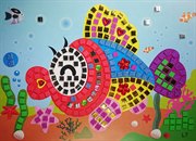 Рыбка Мозаика-стикеры Color Kit L007