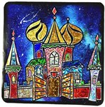 Пряничный город аппликация цветной фольгой Color Kit MH008