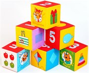 Три Кота Математика мягкие кубики Мякиши 473