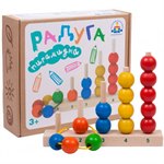 Пирамидка Радуга Краснокамская игрушка ПИР04
