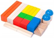 Деревянный конструктор Малыш Краснокамская игрушка 30 элементов