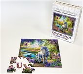 Сказочный единорог Фигурный деревянный пазл 51 деталь Нескучные Игры 8224