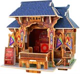 Домики Китая Театр сборная модель REZARK CHN-002