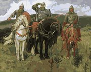 Богатыри Картина по номерам на холсте ФРЕЯ