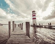 Причал Картина по номерам на холсте ФРЕЯ