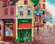 Цветочная лавка Картина по номерам на холсте ФРЕЯ