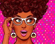 В стиле диско. Поп-арт Картина по номерам на холсте ФРЕЯ