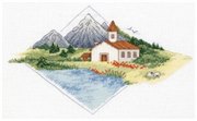 Дом в горах набор для вышивания Klart 8-361