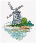 Мельница на берегу набор для вышивания Klart 8-384