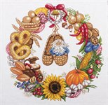 Венок изобилия набор для вышивания с бисером PANNA SO-1578