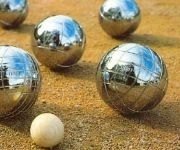 Петанк Большой набор шаров 8 шт. для игры Боча серебряные ecoBalance 2731