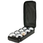 Петанк Большой набор шаров 8 шт. для игры Боча серебряные ecoBalance 2731