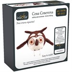 Валяние из шерсти Сова Советта Набор для творчества Woolla WT-0121