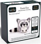 Валяние из шерсти Енот Еня Набор для творчества Woolla WT-0126