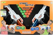 Игрушечное оружие Street Battle 2 пистолета, 20 мягких шариков 3,4 см 1TOY Т13652