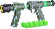 Игрушечное оружие Pneumo Street Battle с мишенью и мягкими шариками 10 шт. 2,8 см 1TOY Т16681