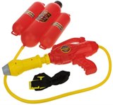 Аквамания Пожарная команда Водное оружие с рюкзаком для воды 1TOY Т17333