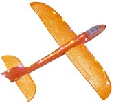 Метательный глайдер планер из пенопласта с подсветкой корпуса и крыльев 47х48 см 1TOY Т17510