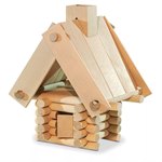 Банька из бревнышек Деревянный конструктор 42 детали Стругъ