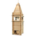 Колокольня из бревнышек Деревянный конструктор 231 деталь Стругъ