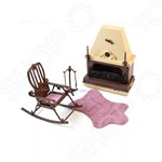 Мебель для каминной Кукольная мебель для домика Коллекция Огонек С-1301