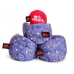 Петанк набор мягких шаров 3 шт. для игры Crossboccia Фиолетовый Космос Anti Petank