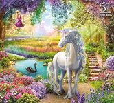 Сказочный единорог Фигурный деревянный пазл 51 деталь Нескучные Игры 8224