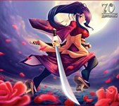 Мечи и розы Фигурный деревянный пазл 70 деталей Нескучные Игры 8225