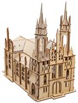 Католический костел деревянный конструктор UNIWOOD