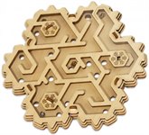 Лабиринт Снежный переполох деревянный конструктор UNIWOOD