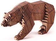 Медведь деревянный конструктор с набором карандашей UNIWOOD